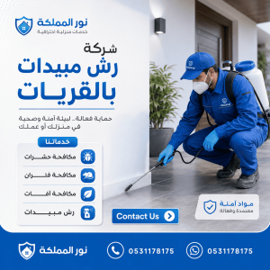 شركة رش مبيدات بالقريات