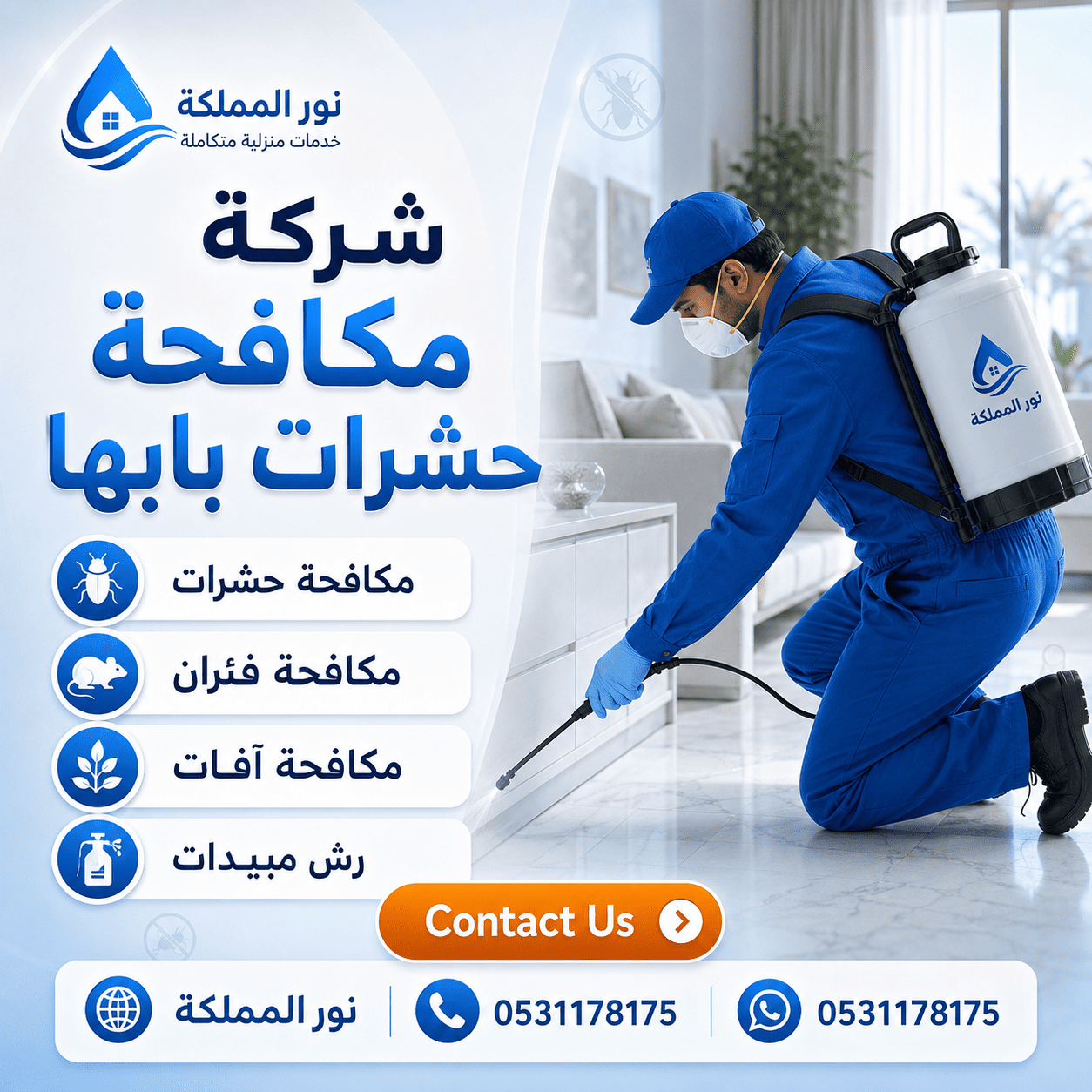 شركة مكافحة حشرات بابها