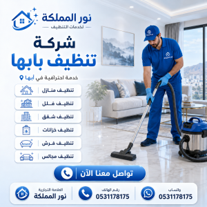 شركة تنظيف بابها 